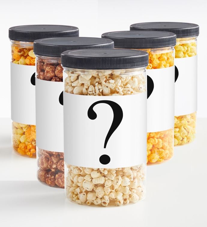 Mystery Flavor 7 Inch Popcorn Canister